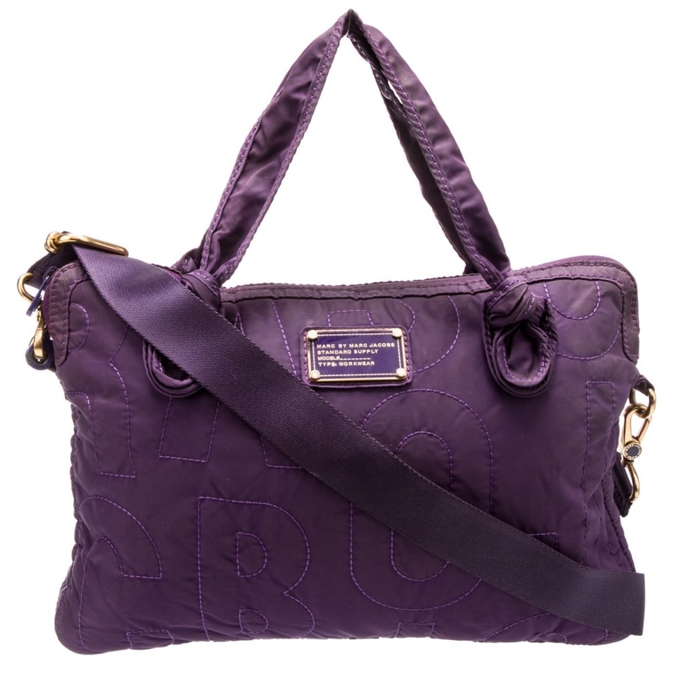 Marc By Marc Jacobs Purple Nylon Pretty 13'' Laptop Bag